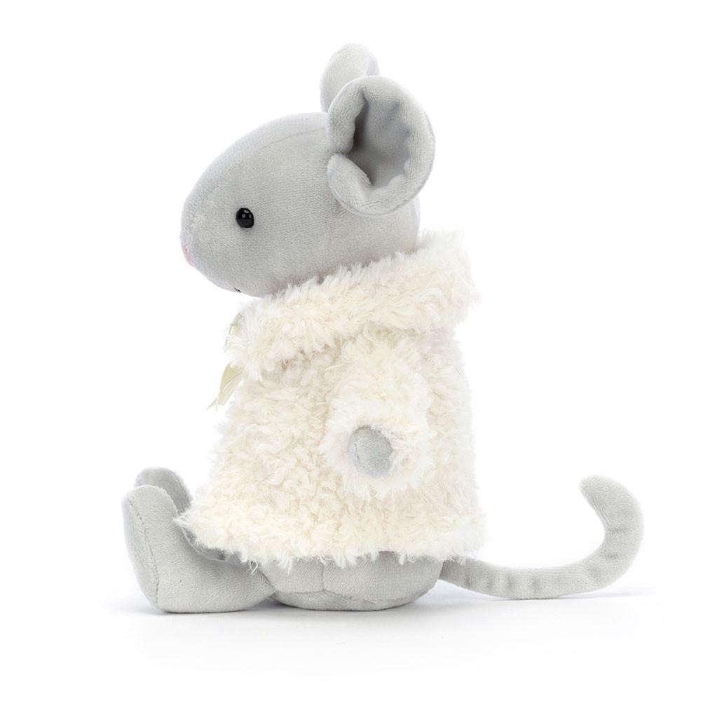 Woodland Jellycat Plyšáci Comfy Coat Mouse,18cm x 7cm x 6cm Šedé | IHWZE-6390
