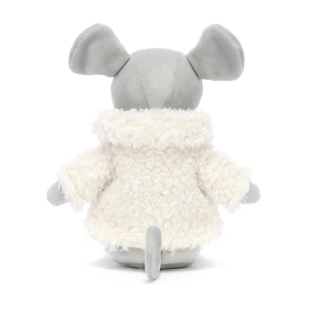 Woodland Jellycat Plyšáci Comfy Coat Mouse,18cm x 7cm x 6cm Šedé | IHWZE-6390