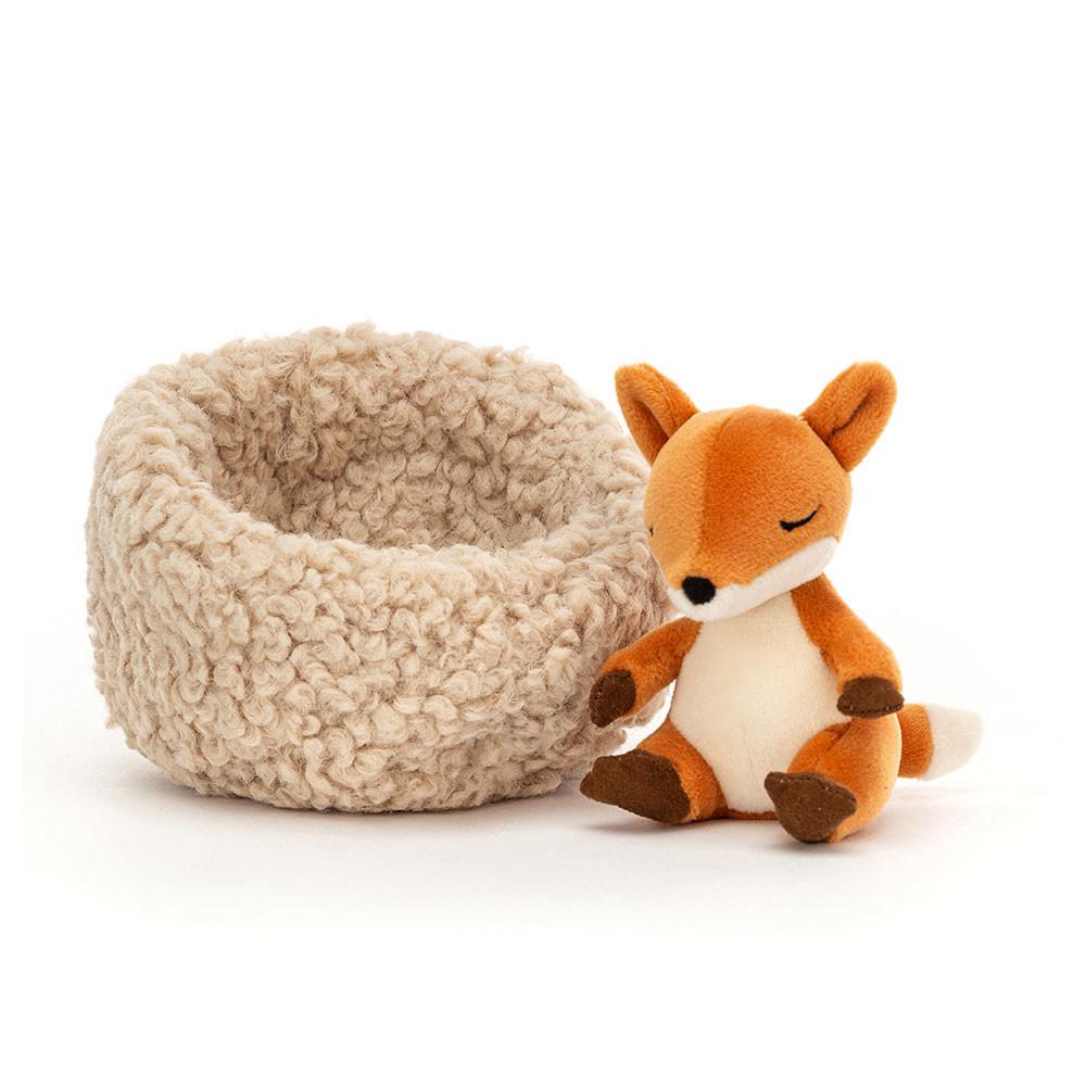 Woodland Jellycat Plyšáci Hibernating Fox,9cm x 13cm x 13cm Oranžové | KXDJE-0793