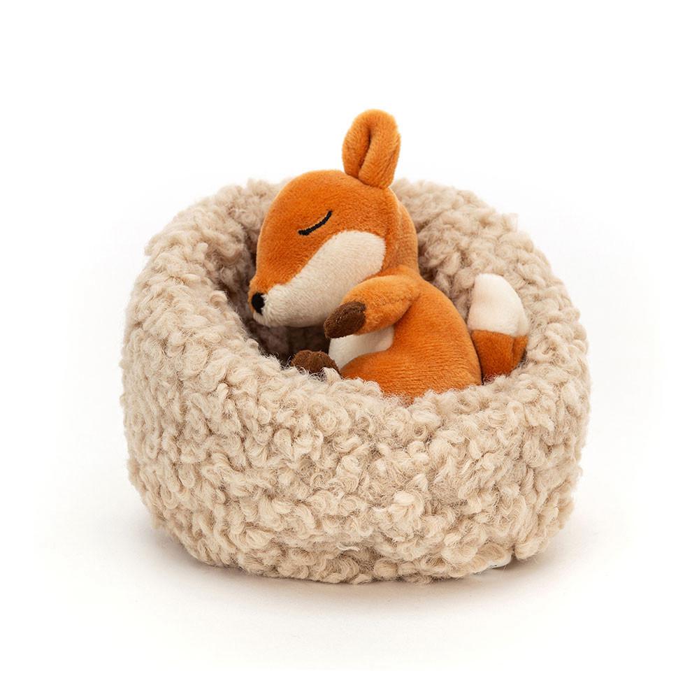 Woodland Jellycat Plyšáci Hibernating Fox,9cm x 13cm x 13cm Oranžové | KXDJE-0793