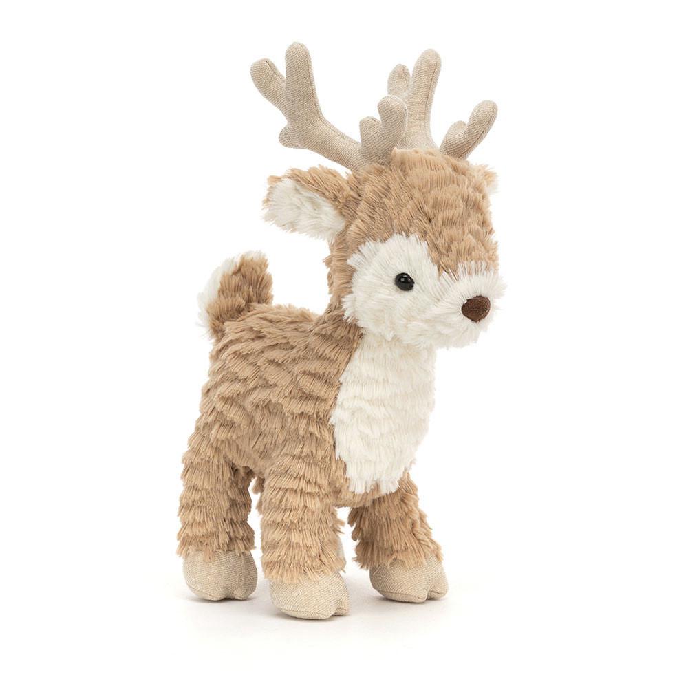 Woodland Jellycat Plyšáci Mitzi Reindeer,25cm x 8cm x 13cm Béžový | BUINE-9317