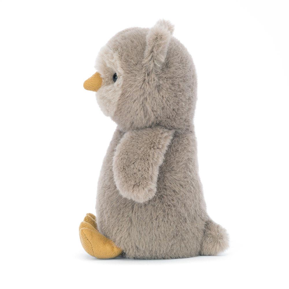 Woodland Jellycat Plyšáci Nippit Owl,14cm x 7cm x 6cm Šedé | CPAUX-5021