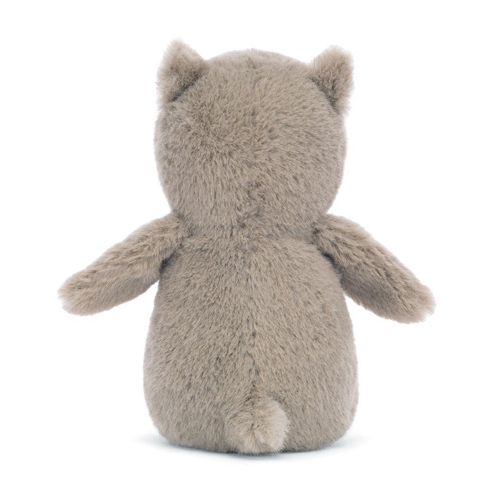Woodland Jellycat Plyšáci Nippit Owl,14cm x 7cm x 6cm Šedé | CPAUX-5021