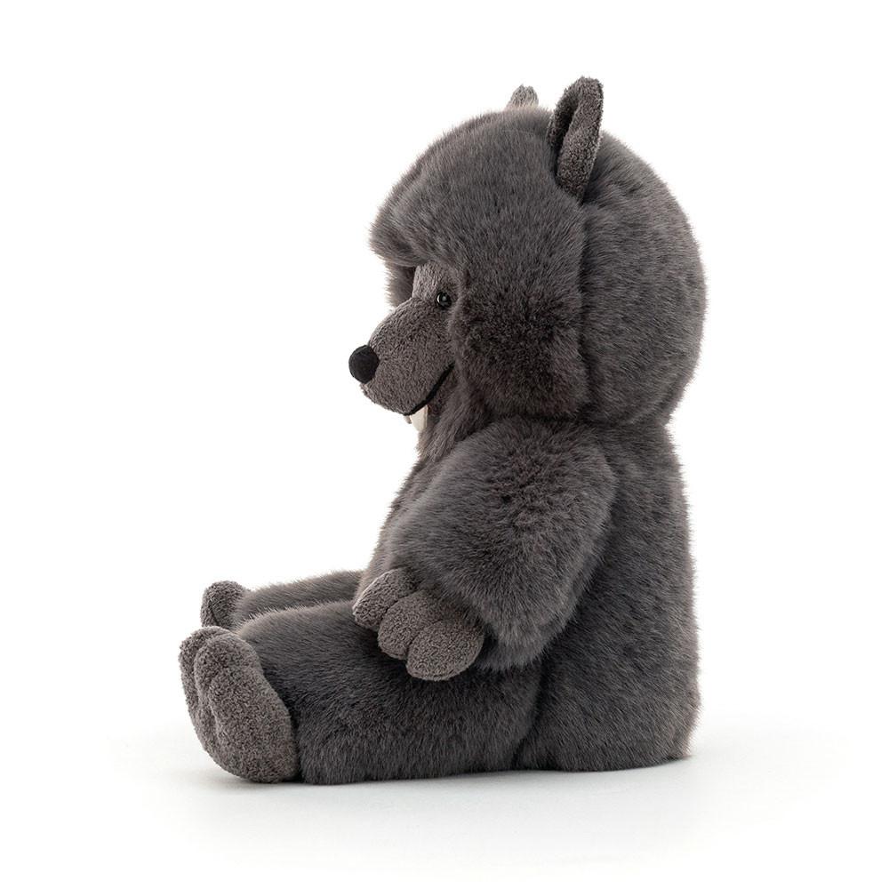 Woodland Jellycat Plyšáci Wilf Wolf,28cm x 18cm x 12cm Šedé | UILXJ-1532