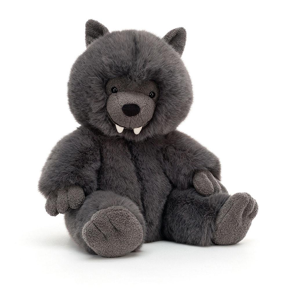 Woodland Jellycat Plyšáci Wilf Wolf,28cm x 18cm x 12cm Šedé | UILXJ-1532